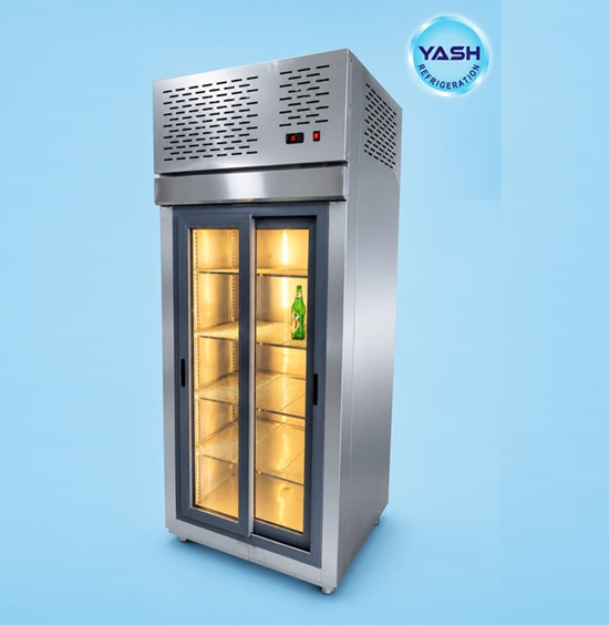 Glass door Vertical Bottle Cooler